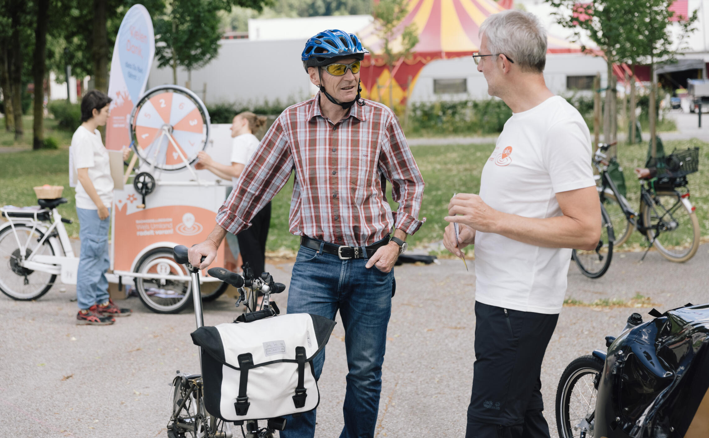 Cargobike Roadshow Transportrad-Infostand