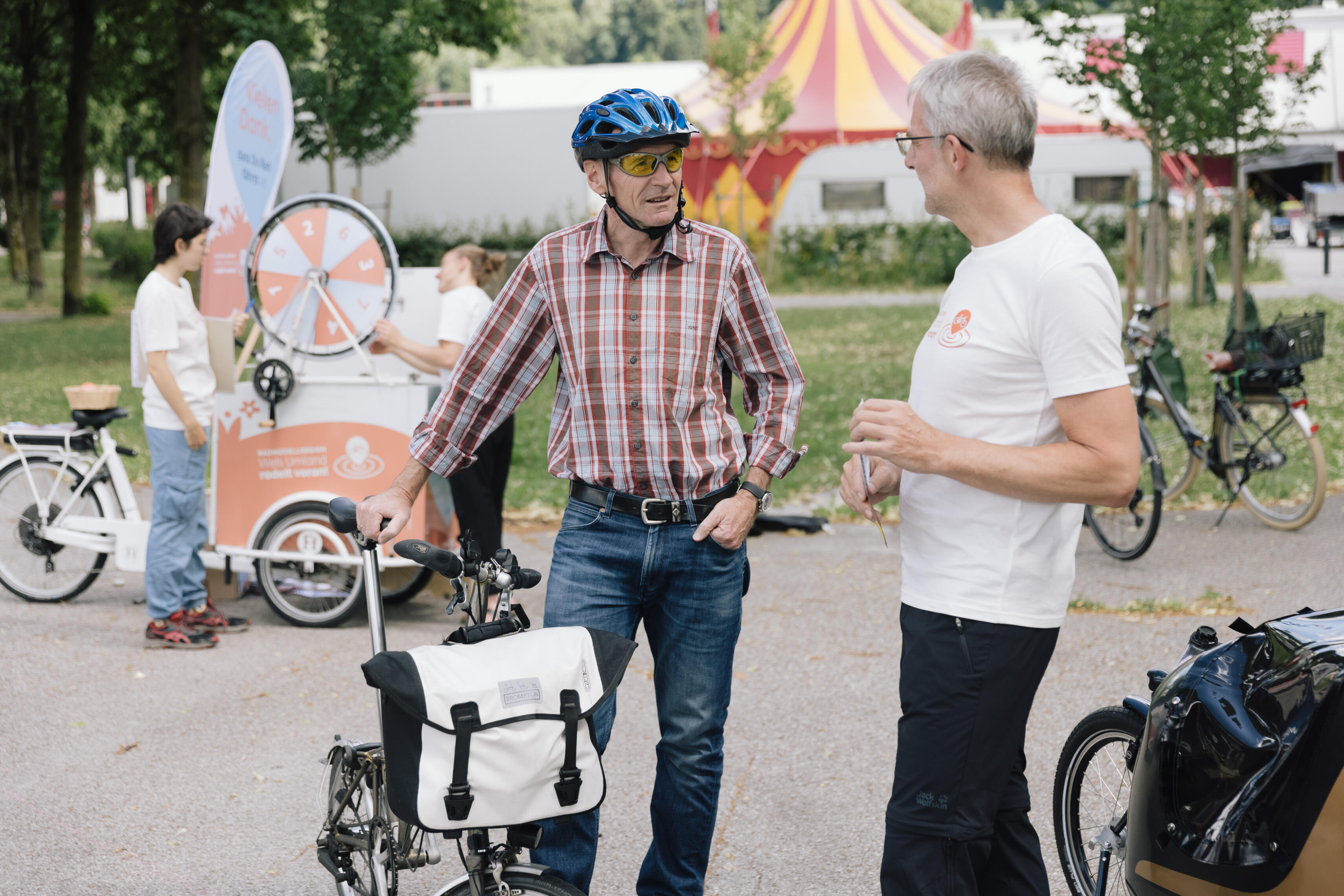 Cargobike Roadshow Transportrad-Infostand