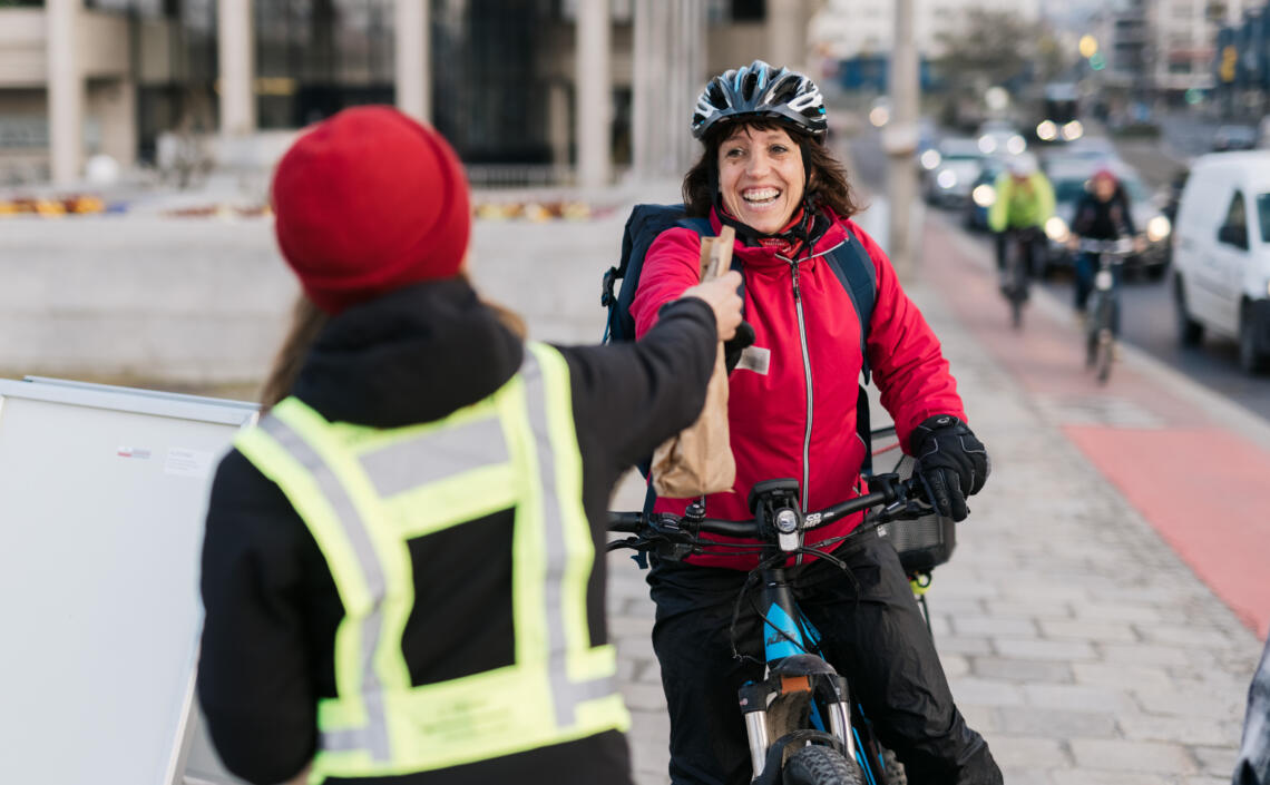 Danke fürs Radfahren