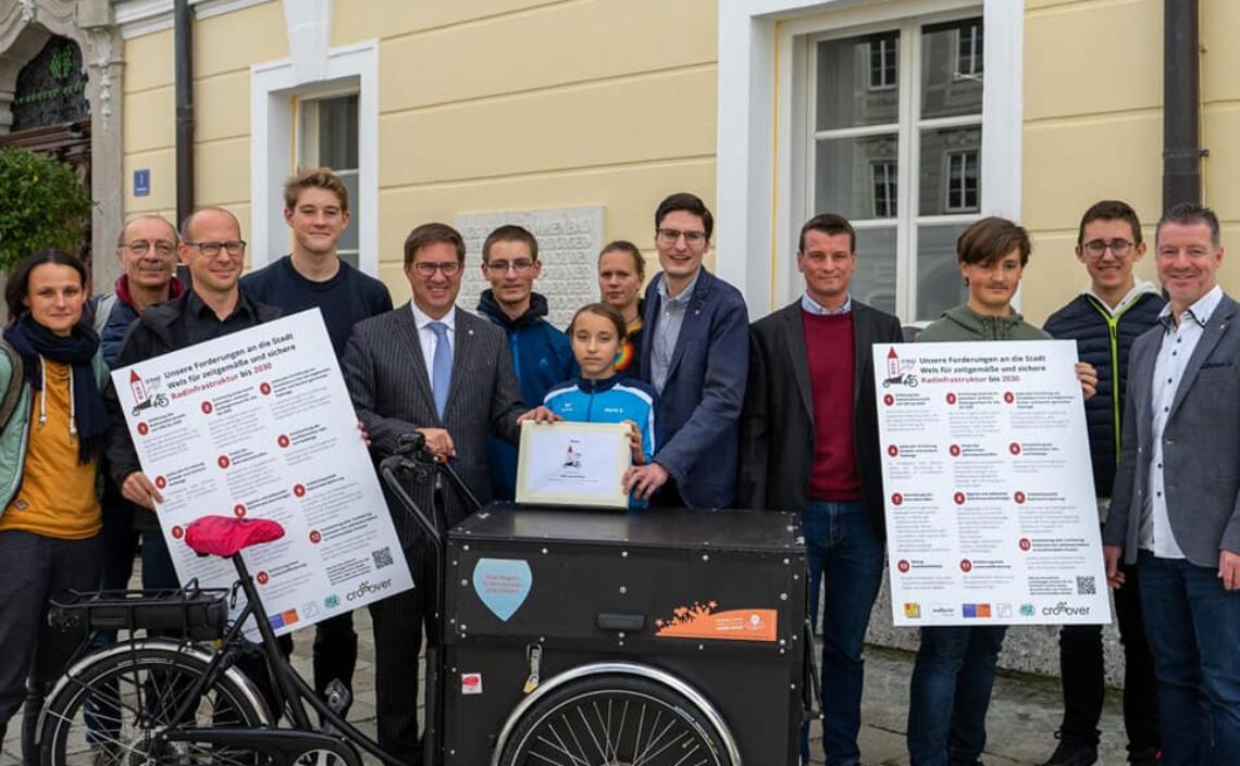 Übergabe Petition G'RAD JETZT