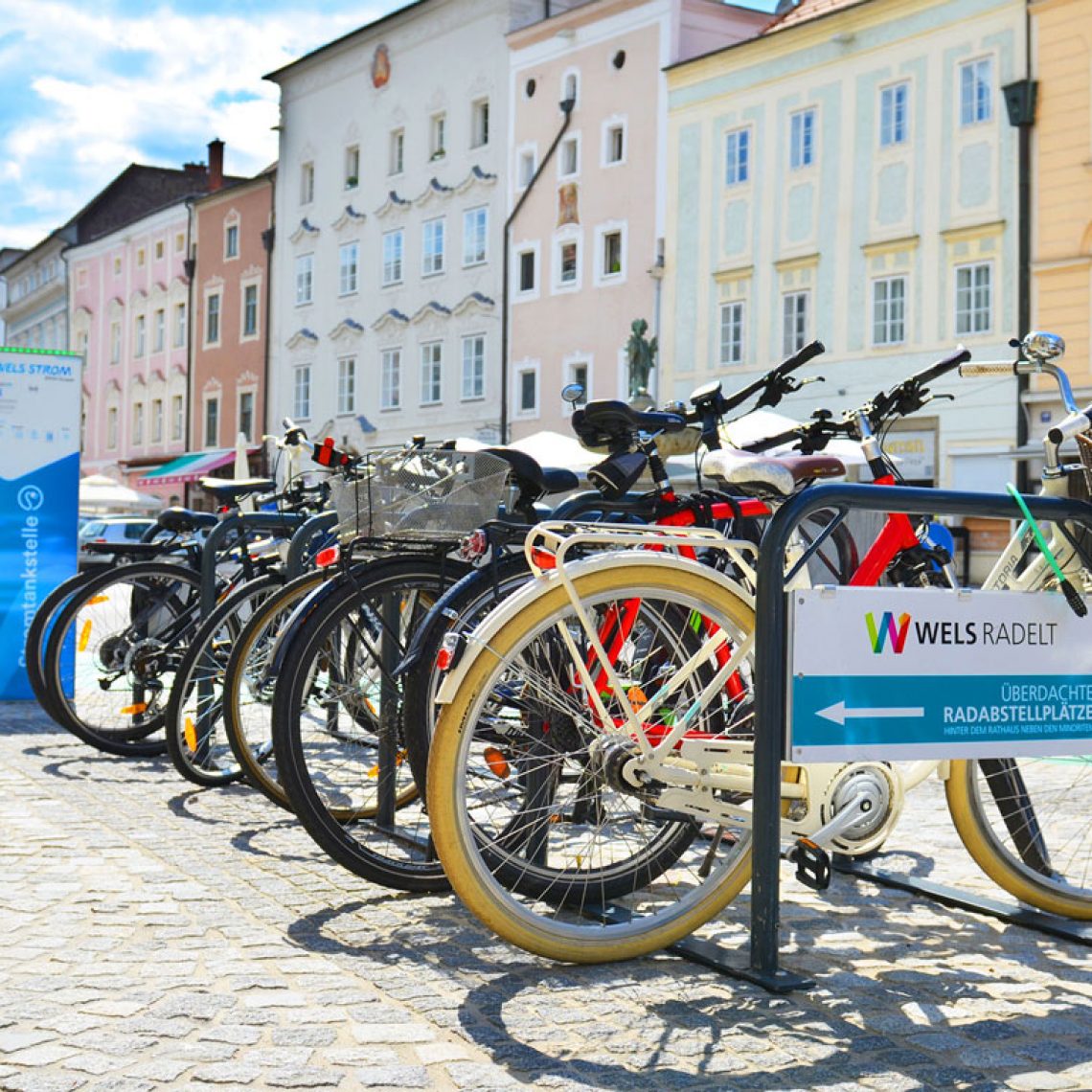 Radabstellanlage Stadtplatz Wels